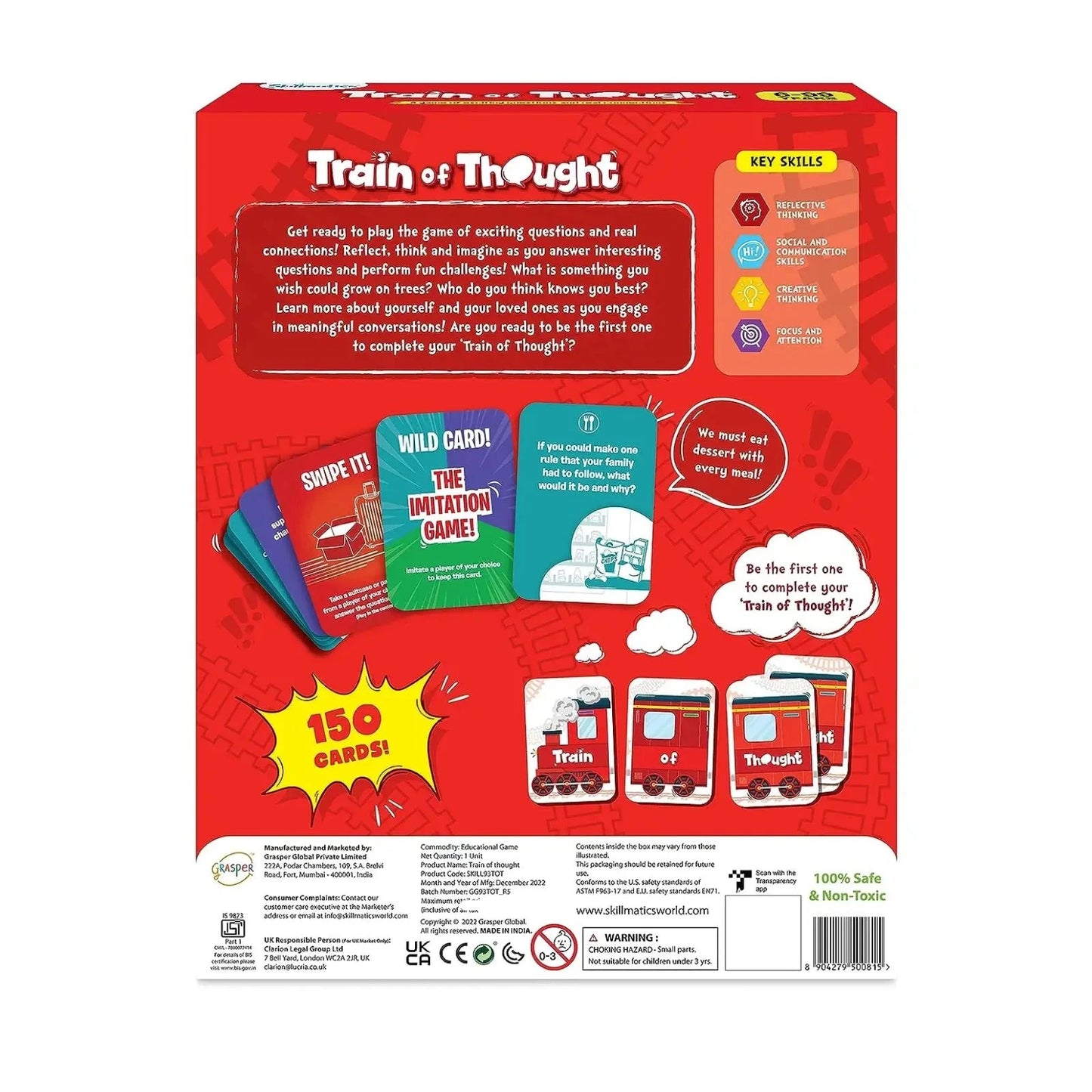 Train of thoughts Card Game for Kids and Adults