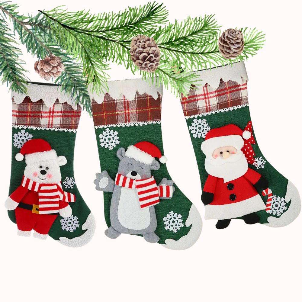 Jr.Billionaire Snowflake Magic Stocking (Polar Bear)