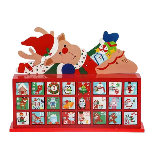 Wooden Advent Calendar (Reindeer Magic)