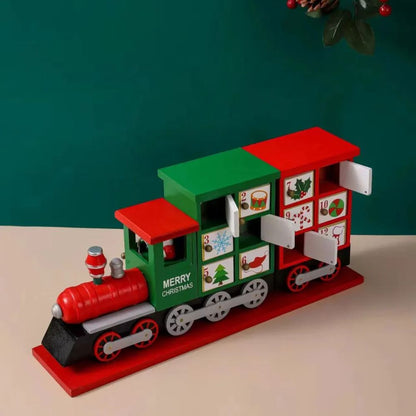 Wooden Advent Calendar (Festive Freight Countdown Train)