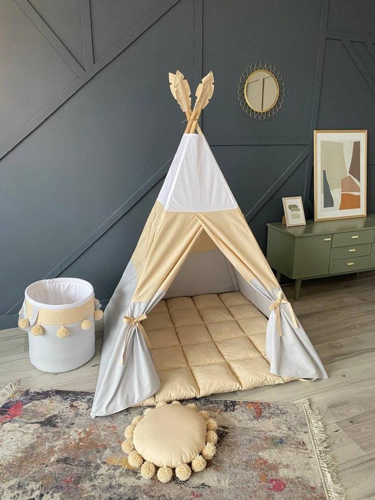 Premium Happy Teepee Tent