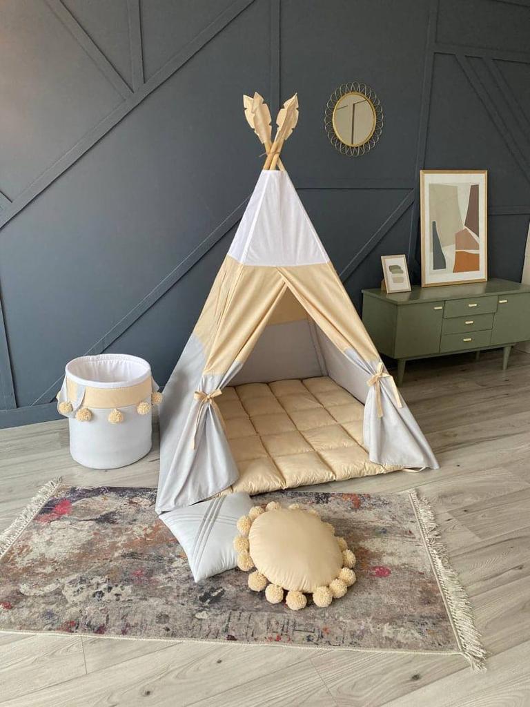 Premium Happy Teepee Tent