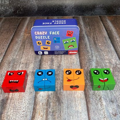 Crazy Face Puzzle Game