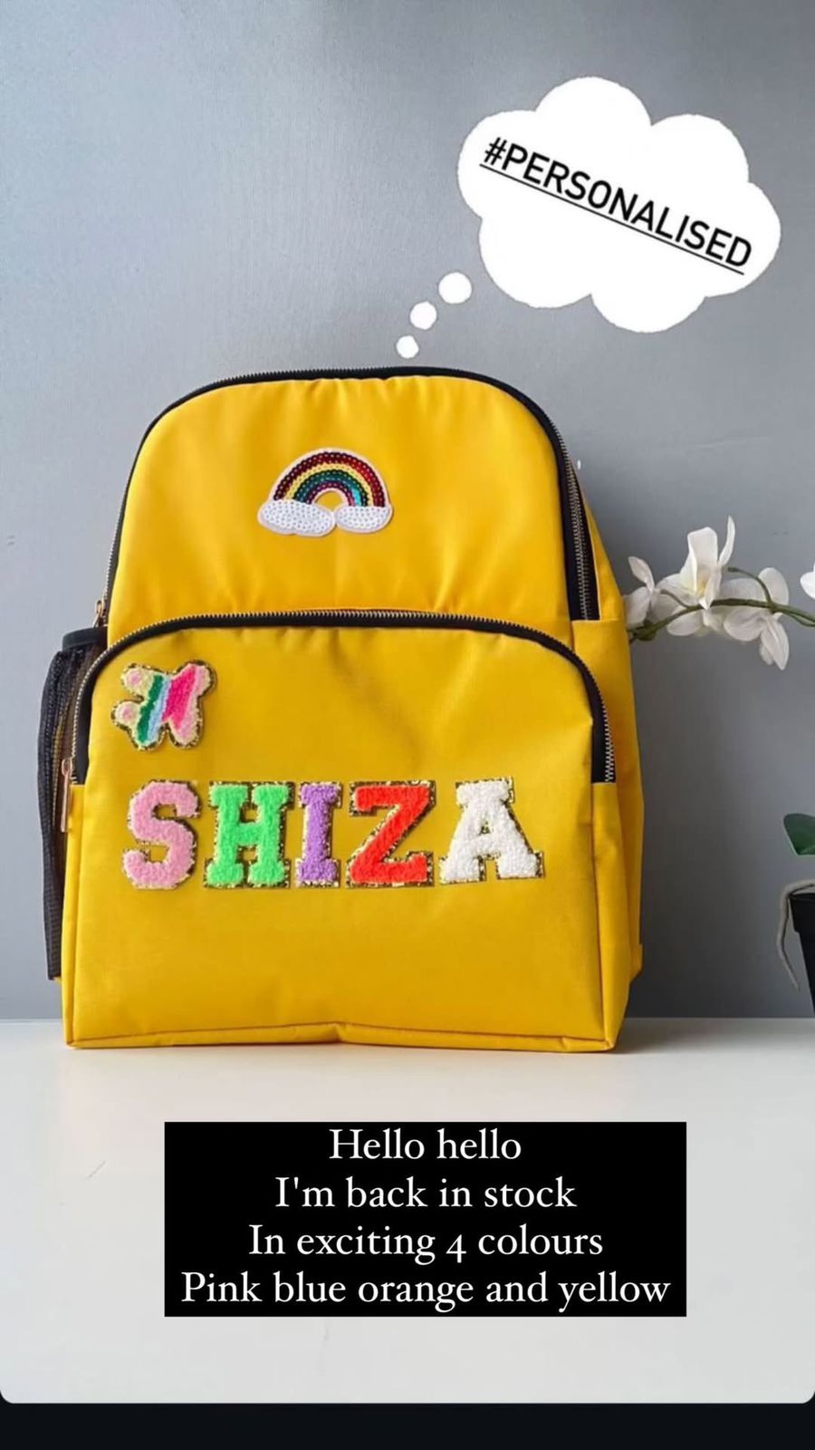 Personalised backpack for Kids