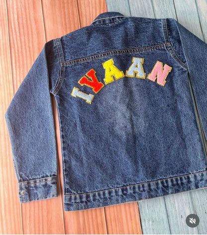 Denim Jacket for Kids (Dark Blue)