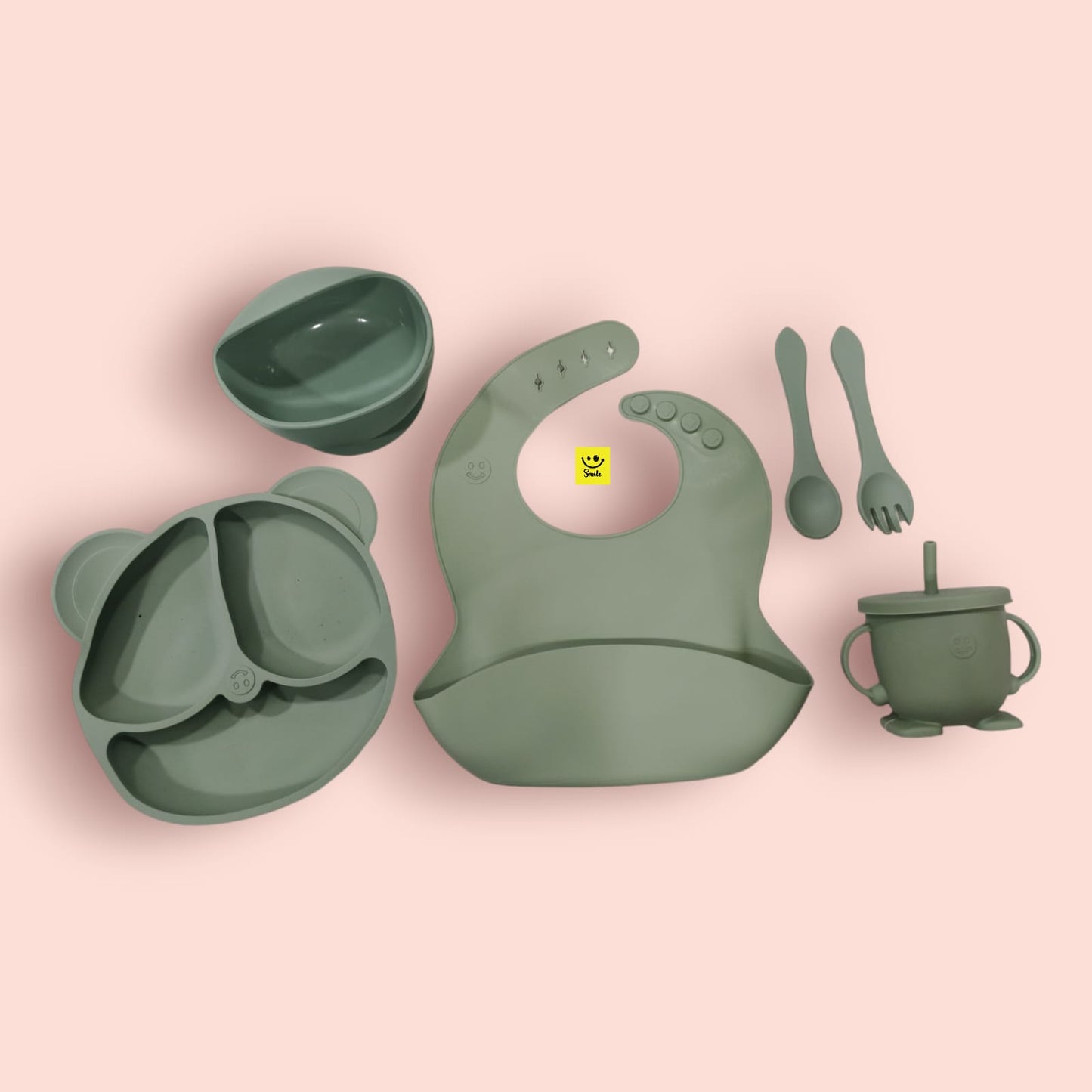 SILICON BABY MAT CUTLERY SET FOR KIDS