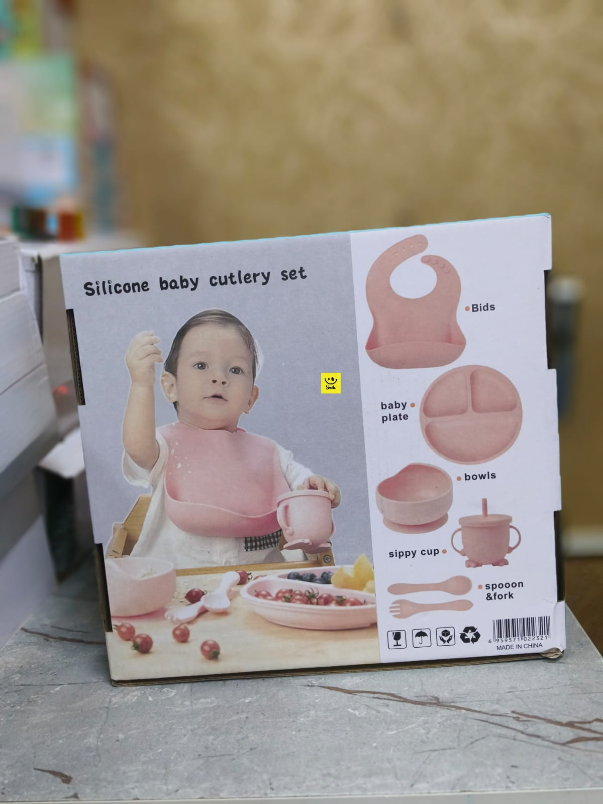 SILICON BABY MAT CUTLERY SET FOR KIDS