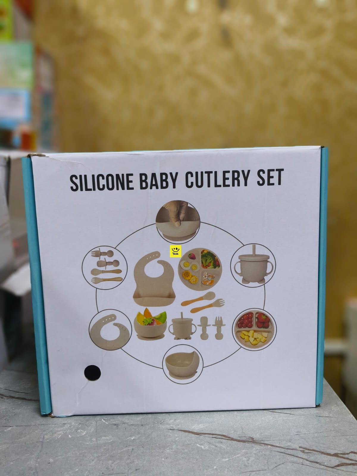 SILICON BABY MAT CUTLERY SET FOR KIDS