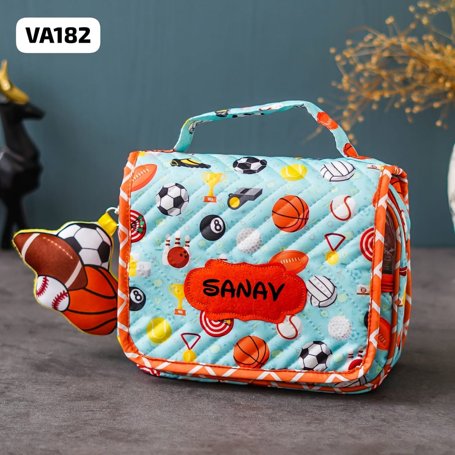 Customize Multipurpose cartoon themes  bag with Keychain for kids