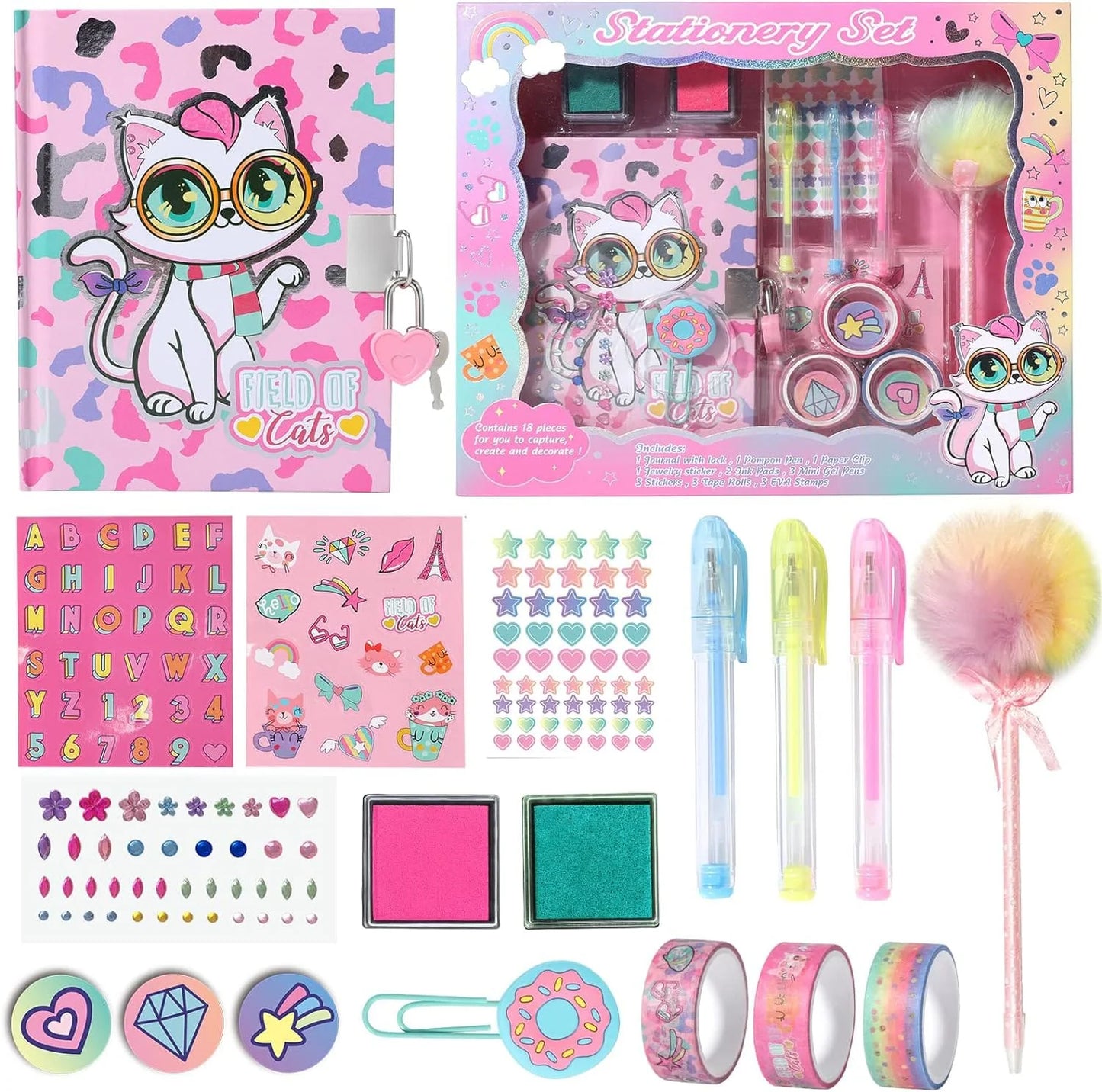 Cute Character Creative Art Activity Gift Set