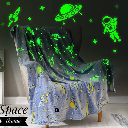 Glow in the Dark Blanket 150 by 200 cm (Big Size )