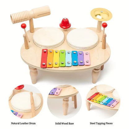 Percussion Musical Instruments Combination Set For Toddler