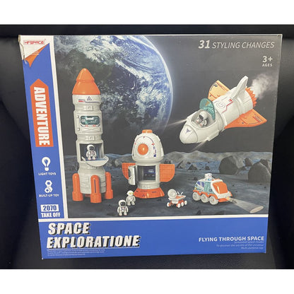 Aerospace Model Space Figure Toys with Sound & Lights