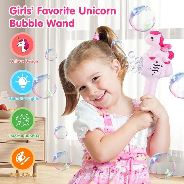 Unicorn Bubble Blower Machine for Kids – JrBillionaire