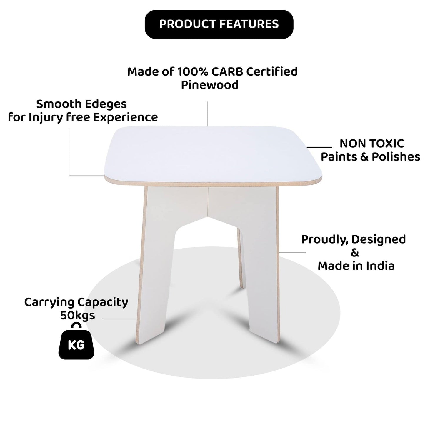 Cross Wooden Table