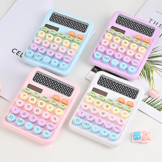 Pastel Candy Mechanical Calculator