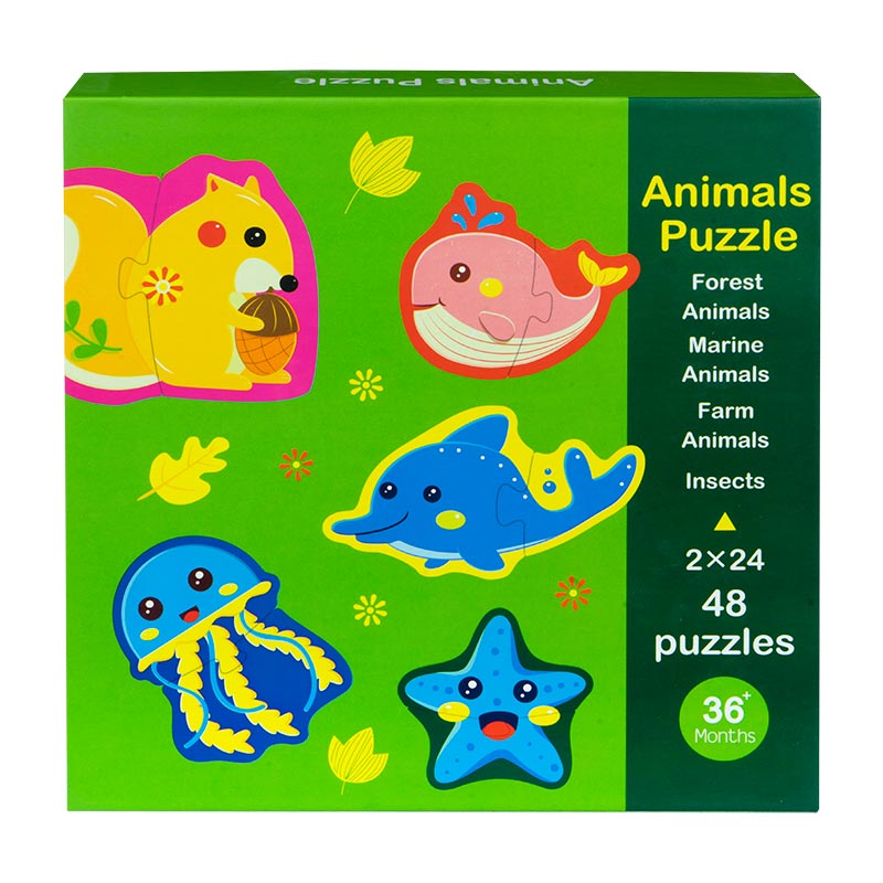 Two Piece Puzzles for Kids