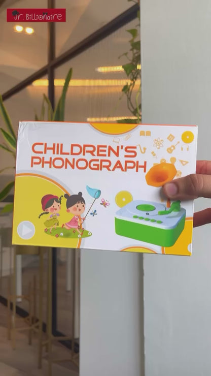 Children's Phonograph Story Music with 96 cards