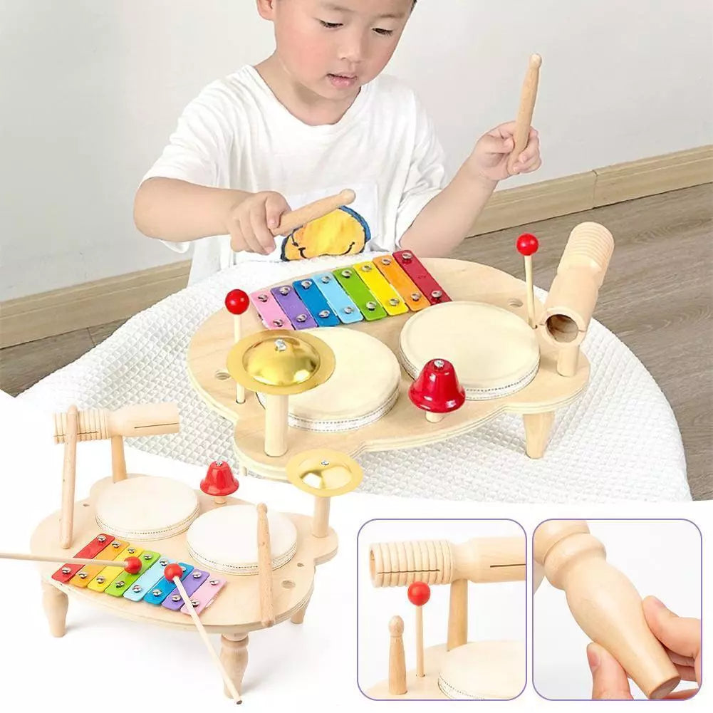 Percussion Musical Instruments Combination Set For Toddler