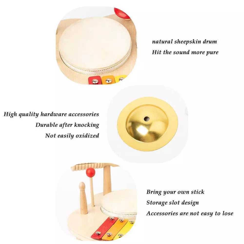 Percussion Musical Instruments Combination Set For Toddler