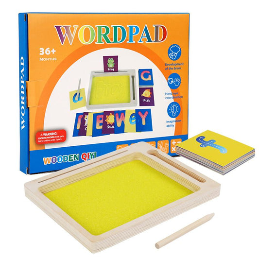 Montessori Wordpad – Sand Tray learning Toy