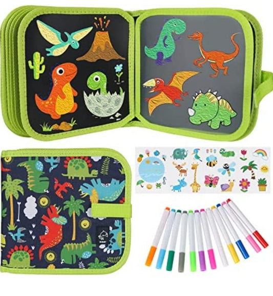 Doodle Book | Preschool Travel Art Scribbler Board for Travel -(Small)